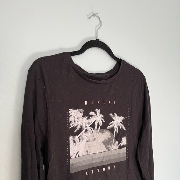 Hurley Graphic T-Shirt Logo Tee Men’s Medium Black - Picture 2 of 3